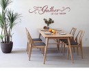 Come Gather at our Table Decal with Scroll design - Dining Room  - Kitchen Quote
